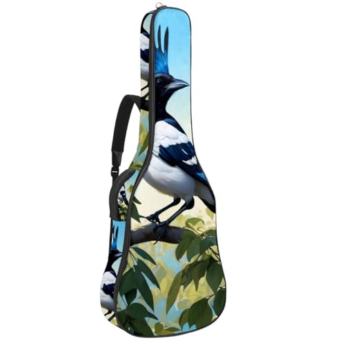 Sac pour guitare étanche et anti-choc avec couche de protection et poches pour modèle 42 pouces