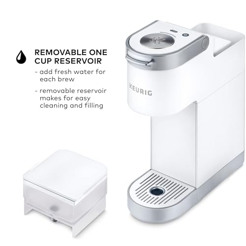 Keurig K-Mini Plus Single Serve K-Cup Pod Coffee Maker, with 6 to 12oz Brew Size, Stores up to 9 K-Cup Pods, Travel Mug Friendly, Matte White - image 7