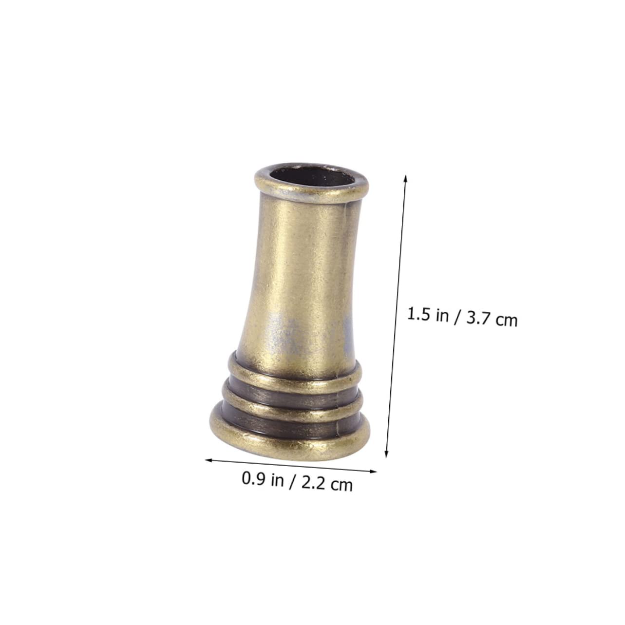 20 Pz portapenne rotondo in metallo portapenne da scrivania accessori da scrivania portapenne scrivania decorazione scrivania portapenne domestico base singola per penna in rame
