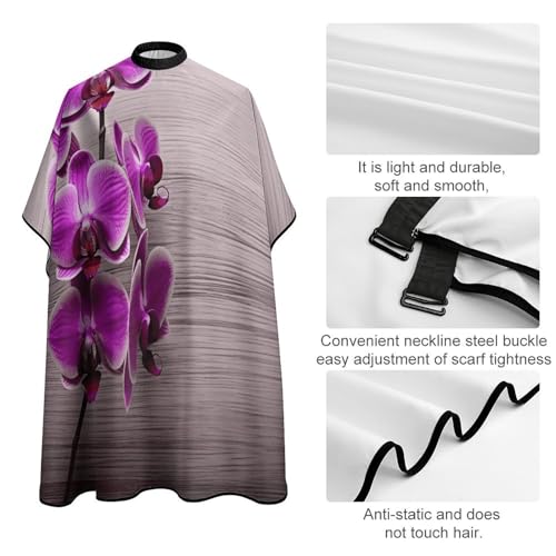 Capa de Corte de Cabello Orchid para Mujeres y Hombres, con Cierre Ajustable miniatura 4