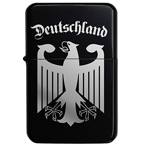 Pixelstudio Deutschland Feuerzeug mit Gravur Wappen Adler Geschenk Männer Frauen Fußball Fans Sturmfeuerzeug Benzinfeuerzeug Pixelstudio Deutschland Feuerzeug mit Gravur Wappen Adler Geschenk Männer Frauen Fußball Fans Sturmfeuerzeug Benzinfeuerzeug