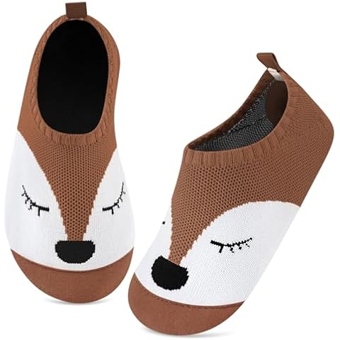 Kyopp Chaussons Enfants Renard Brun Cover