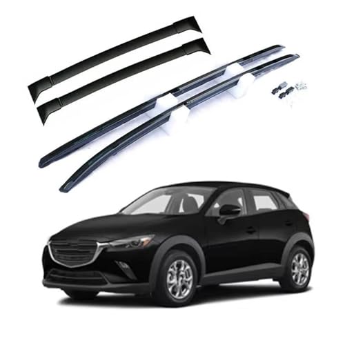Barras de techo Mazda CX-3 para transportar cajas de equipaje en viaje 2
