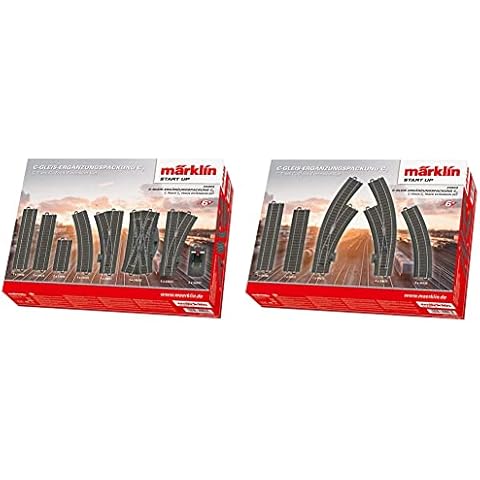 Märklin Start Up 24905 C-Gleis-Ergänzungspackung C5, Spur H0 & 24903 - C-Gleis-Ergänzungspackung C3, Spur H0 Cover