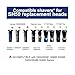 SH50 Replacement Head Blade, Compatible With Philips, Compatible With Norelco，Series 5000(S5xxx),AquaTouch(S5xxx),PowerTouch(PT8xx,PT7xx) Shavers(6pc-SH-50)