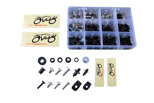 Kit visserie carénage M5 M6 pour KAWASAKI Z1000 2007-2009 en aluminium anodisé par AVDB