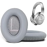 Replacement Ear Pads for Bose QuietComfort 35 35 II 15 25(qc 35 25 15/QC35 ii), Headphone Ear Covers, High Density Memory Cotton, Soft Leather, Adaptive Noise Isolation Headphones Pads Cushions