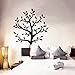 TIMBER ARTBOX Elegant Tree Wall Stickers for Living Room – Black Tree Decor for Women Bedroom & Kitchen – Peel and Stick Tree Silhouette Decal for Wall Decoration – Tree Outline Wall Art