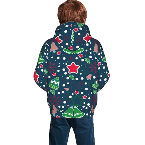 Christmas Kid Hoodies Boys Sweatshirts Girls Pullover with Pocket4