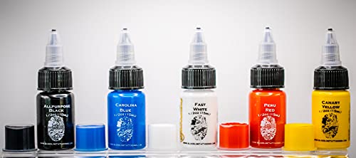 Bloodline Body Ink Set Best 5 Selling Colors ½ oz - Thumbnail 6