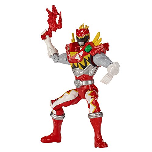 Power Rangers Dino Super Charge - Figura de acción Raptor Zord, Color Rojo (Bandai 43230)