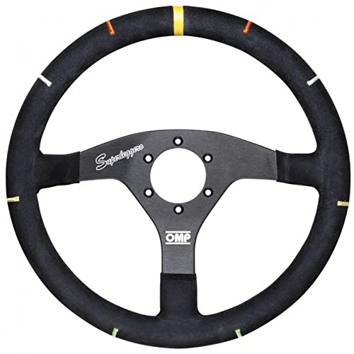 Volant OMP OMPOD/2046/N noir 350 mm accessoire direction de rechange pour voiture de sport