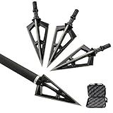 Tête de chasse à 3 lames pour la chasse à l'arbalète et à l'arc à poulies.