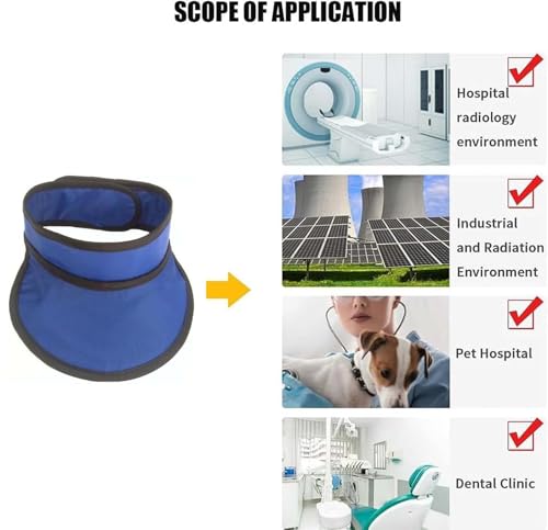 Collare protettivo per tiroide, protezione dalle radiazioni, leggero, per laboratori dentali