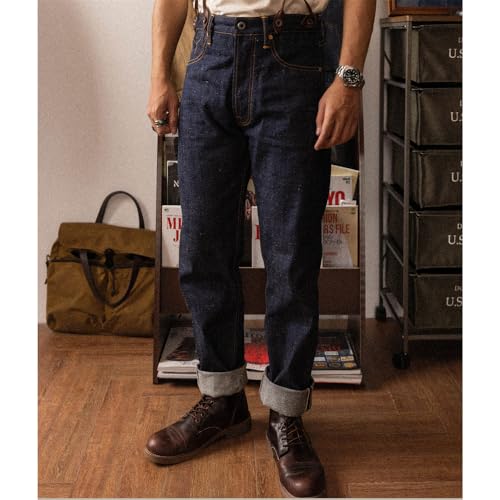 Red Tornado 'Snowy' NEP 14oz Selvedge Raw Denim Pants Tapered Fit2