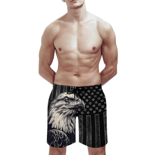 Tropical Flowers Palm Leaves Mens Swim Trunks Quick Dry Swim Shorts with Mesh Lining Summer Beach Shorts Swimsuit 6