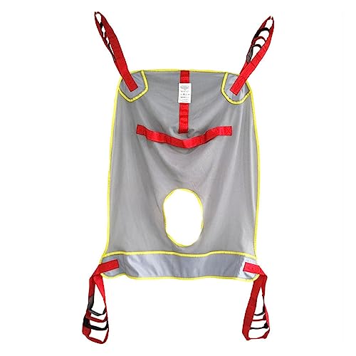 Imbracatura a rete integrale con apertura per WC, universale, per pazienti, misura grande, 147,3 x 121,9 cm, ideale per la sicurezza della doccia e del bagno
