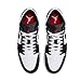 Air Jordan 1 Low SE Men's Shoes (HF3148-106, White/Black/Matte Silver/Fire Red) Size 11
