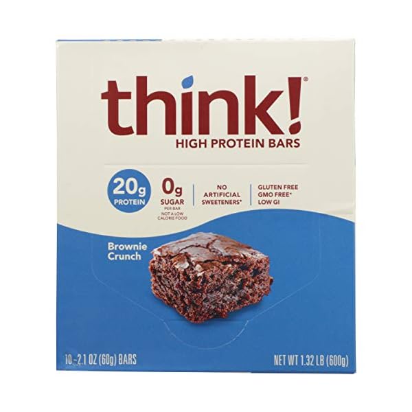 think! Protein Bars, High Protein Snacks, Gluten Free, Sugar Free