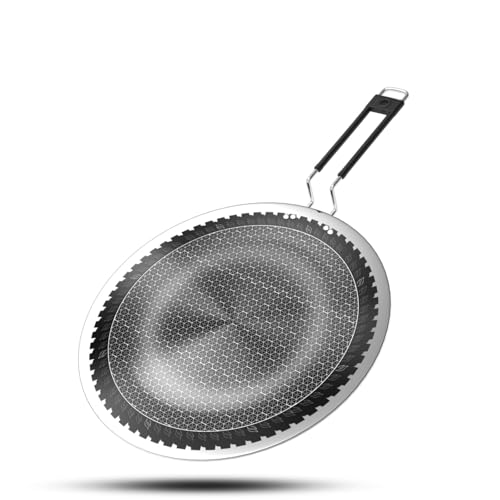 Image of Esspy 11inch /28cm Tri-Ply Honeycomb Stainless Steel Non-Stick Tawa for Roti & Dosa, Metal Utensil Safe, Induction & Gas Compatible, Even Heat, PFOA-Free, Chapati /Paratha Tawa