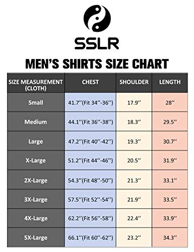 Sslr Mens Christmas Shirts Santa Claus Party Button Down Long Sleeve Shirts For Men (Large, Blue Green) #TOP6