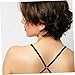 Veemoon Adjustable Cross Back Bra Straps for Women Invisible Replacement Shoulder Straps Stretchable Fashion Accessory Suitable for Dresses and Tops