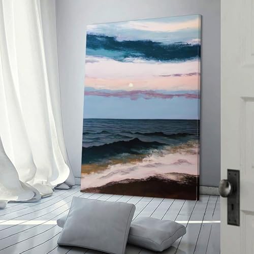 Tableau 3D ocean POLIUAWS cadre de qualite pour salon chic