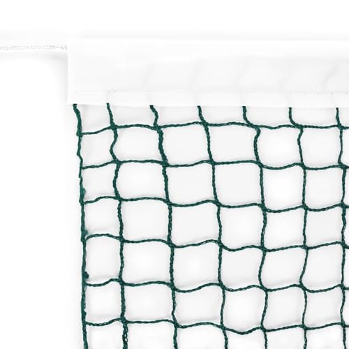 Aoneky Badminton Net for Backyard Games, 20 ft x 2.6 ft Outdoor Nylon Net, Easy Setup for Family Fun, Pool Volleyball, and Garden Play, Includes Tie Cords (Green)