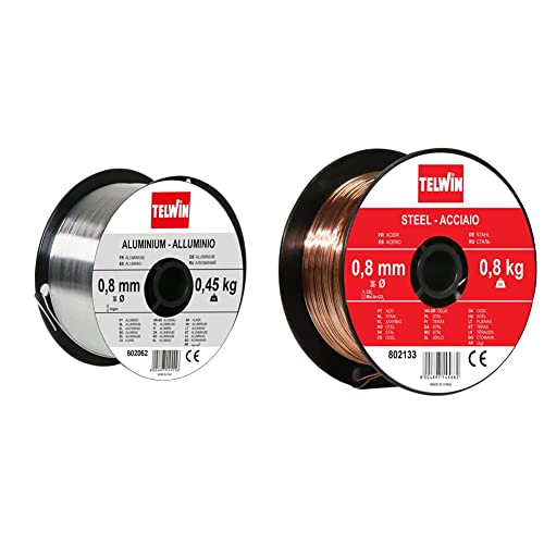 Bobine fil acier D. 0,8 mm pour soudage sans blocage avec fil aluminium