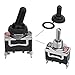 Toggle Switch 12V, Heavy Duty 120V SPST ON Off Rocker Switch, 2 Pin SPDT Marine Toggle Switches Waterproof 15A 250V 20A 125V(6 Pack)
