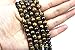 Qiwan 45PCS 8mm Natural Yellow Tiger Eye Gemtone Jewellery String, Round Loose Beads for DIY Jewelry Making, 1 String/15 Inches