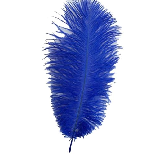 Plumes d'autruche azur pour fabriquer vos centres de table de mariage et décors de fête