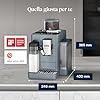 De’Longhi Rivelia – Perfetto Macchina da Caffè Automatica, LatteCrema Montalatte Automatico, 16 Bevande in un Solo Tocco, Display Touch a Colori, Contenitori Intercambiabili, Grigio (EXAM440.55.G)