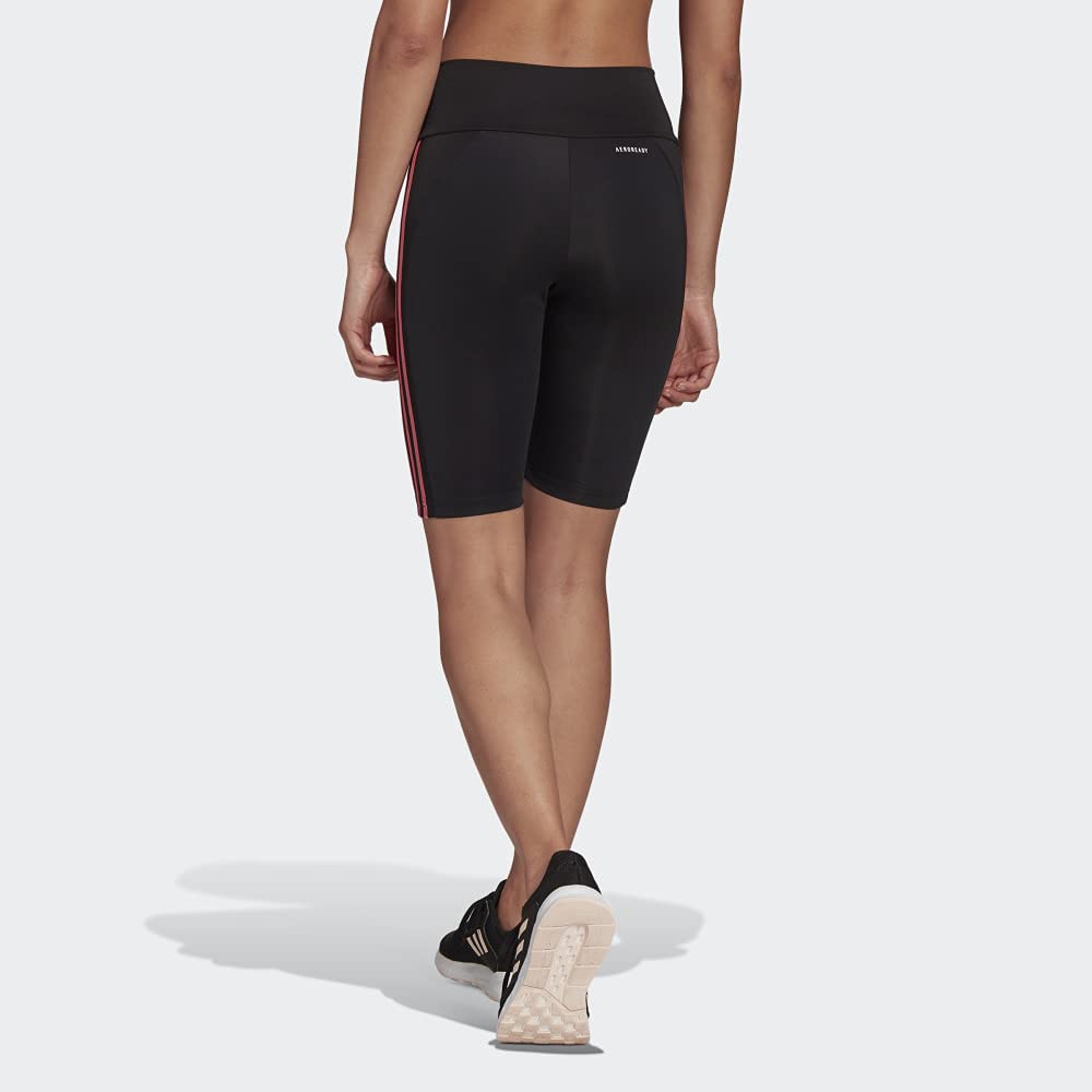 adidas Collants de sport courts à taille haute Designed 2 Move pour femme