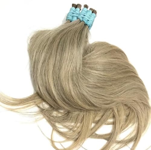 Cabelo Humano Para Mega-Hair Loiro Mesclado Indiano Liso Com 100Gramas 70cm