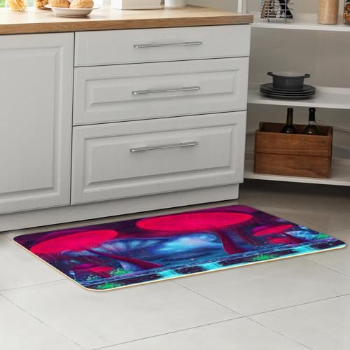 Tapis de cuisine antidérapants et phosphorescents lavables en machine - 7