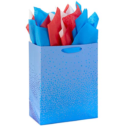 Papier de soie pour emballage cadeau Hallmark | Lot de 120 feuilles Noël et Hanoucca