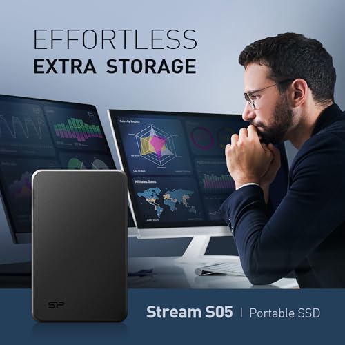 SP Silicon Power Silicon Power 2TB Stream S05 Rugged Portable External SSD USB 3.2 Gen 1  Write 450MB/s with USB Type A  - Additional View
