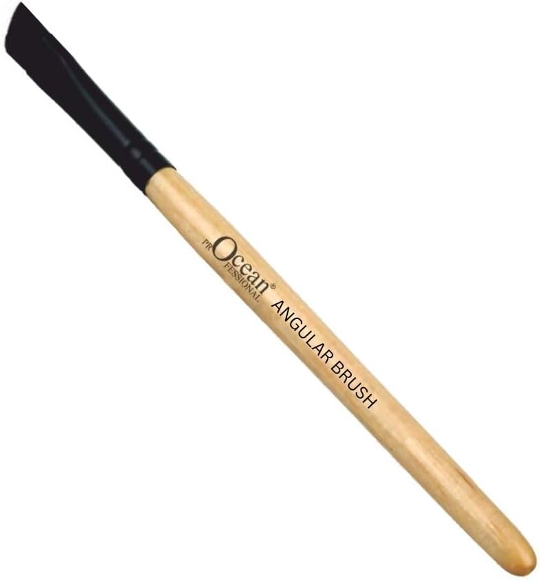 Angular Brush – Precise Angled Brush for Eyebrows, Gel Eyeliner & Sharp Contouring, Soft Synthetic Bristles, Professional Makeup Tool