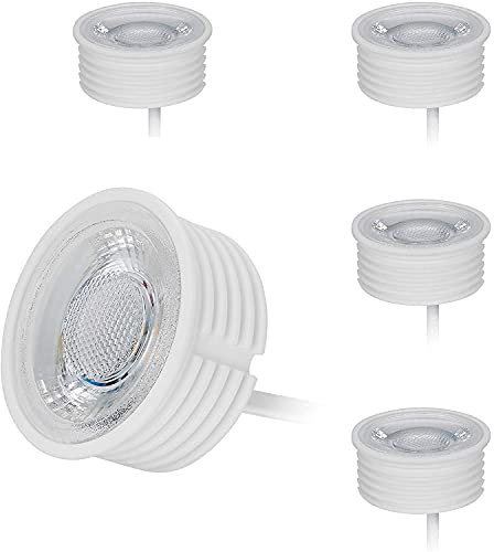 HCFEI Lot de 5 modules LED 230V 3W pour spot encastrable MR16 Blanc chaud Remplacement GU10 Ø 50 mm 38°Angle d'éclairage HCFEI Lot de 5 modules LED 230V 3W pour spot encastrable MR16 Blanc chaud Remplacement GU10 Ø 50 mm 38°Angle d'éclairage