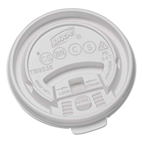 Dixie 9538DXPK Perfect Touch Dome Lids, Wise Size 8 oz, 100/PK, WE