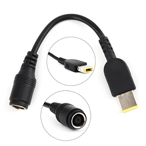 Power Converter Câble Adaptateur 7,9 mm Femelle Prise Femelle pour Ordinateur Portable Lenovo Edge Flex ideapad ThinkCentre Thinkpad Heli X1 Carbon Yoga Medion Akoya IdeaCentre Cover