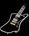 WestCreek Mirage Solid Body Electric Guitar, Mahogany Body, Maple Neck, Rosewood Fretboard, Rounded End Frets, Bone Nut (Glossy Obsidian Black)