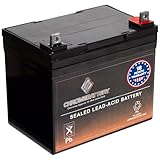 CB CHROMEBATTERY Rechargeable U1R-7 - BCI No. UR1 - Sealed Lawn Mower Battery