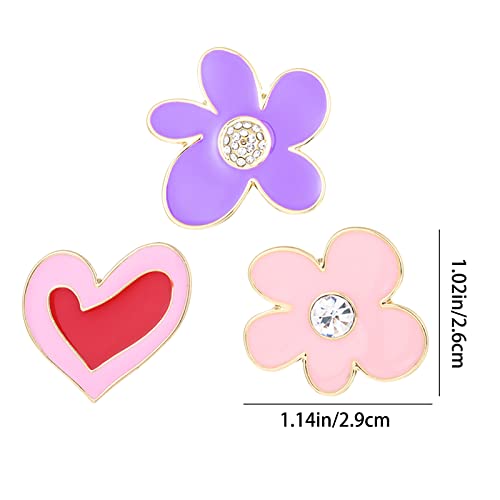 TianWlio Valentinstag Fettes Herz Öl Tropfset Brosche Kleidung und Accessoires Dekoration Musiknote Brosche (A, One Size)