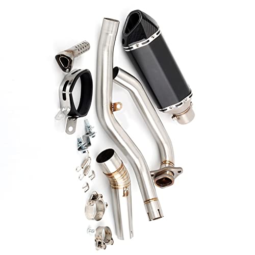 Échappement moto à enfiler avec raccord decat pour Honda Integra 700 et 750 DCT