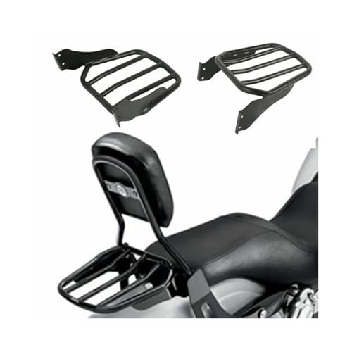 Porte-bagages de moto support arrière noir pour garde-boue FLSTFB et Springer - 2