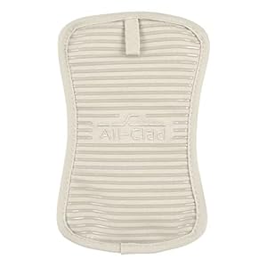   All-Clad-Premium-Pot-Holder-Hot-Pad-Heat-Resistant-to-500-Degrees-100-Cotton-10x625-Hot-Pad-for-Kitchen-and-Barbeque-1-Pack-Almond