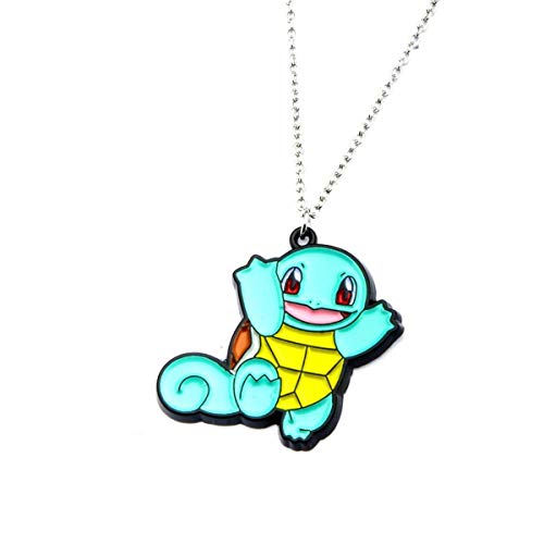Nintendo Pokemone Squirtle Enamel Pendant Necklace