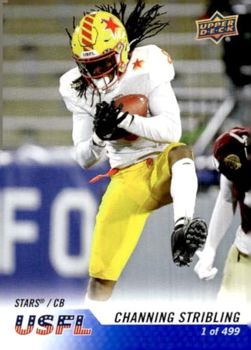 2023 Upper Deck USFL Box Set Blue #10 Channing Stribling Philadelphia Stars NFL Football Card NM-MT